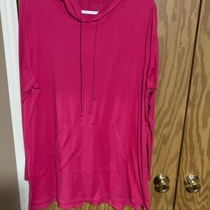 Lane Bryant Vibrant Pink Hoodie